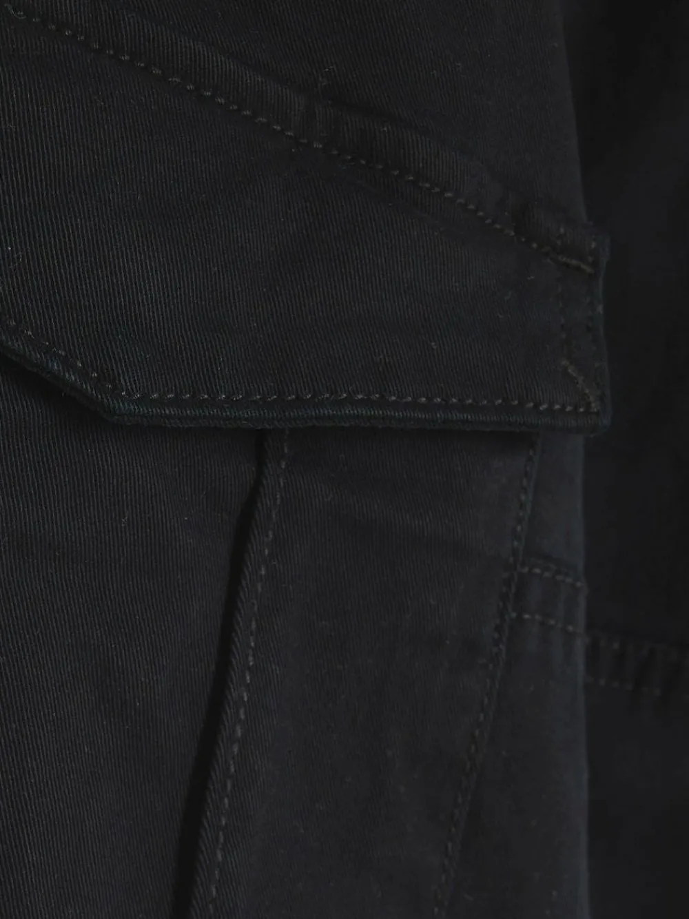 Outlet River Island Black Cargo Trousers