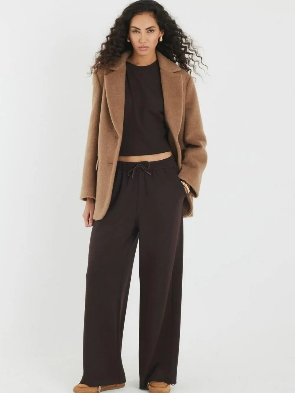 River Island Brown Premium Batwing Sweatshirt^Women Hoodies & Sweatshirts|Loungewear