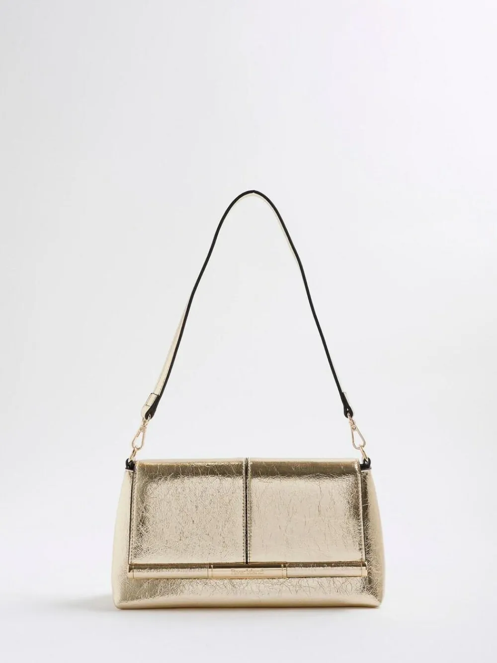 River Island Gold Bar Front Clutch Bag^Women Bags