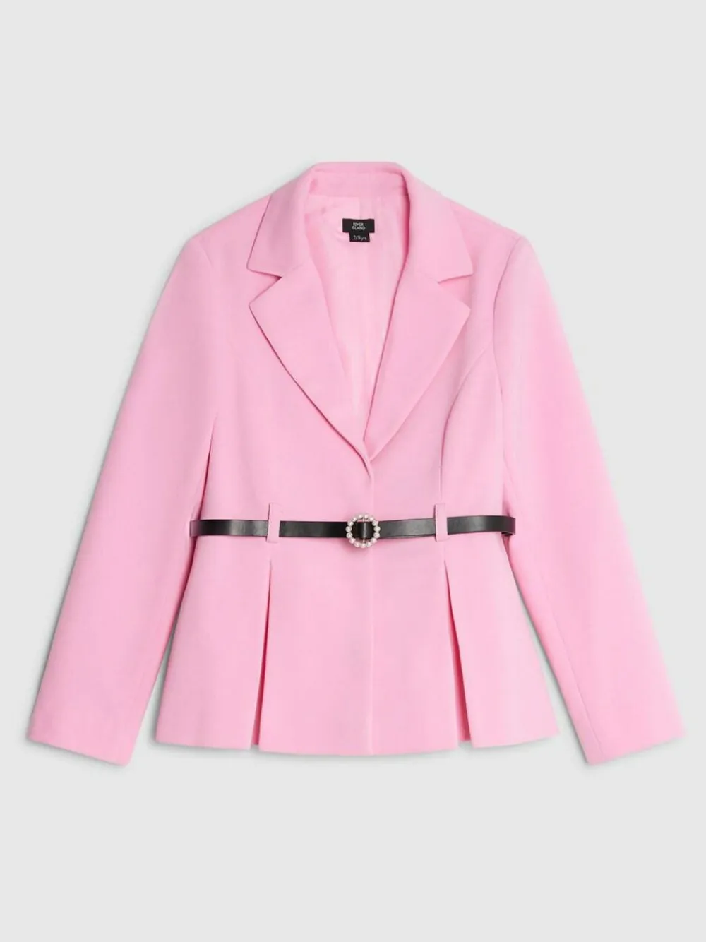 River Island Pink Girls Belted Blazer^ Occasionwear