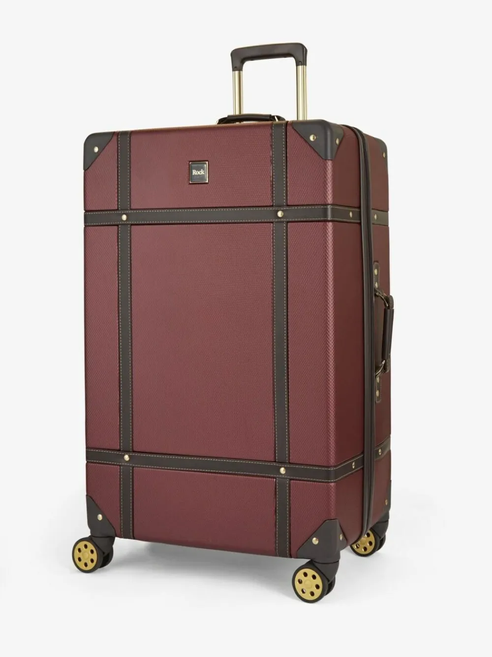 Best Rock Luggage Large Vintage Suitcase