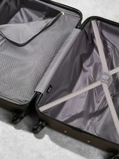 Discount Rock Luggage Medium Seattle Suitcase Black