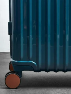 New Rock Luggage Medium Selene Suitcase Blue