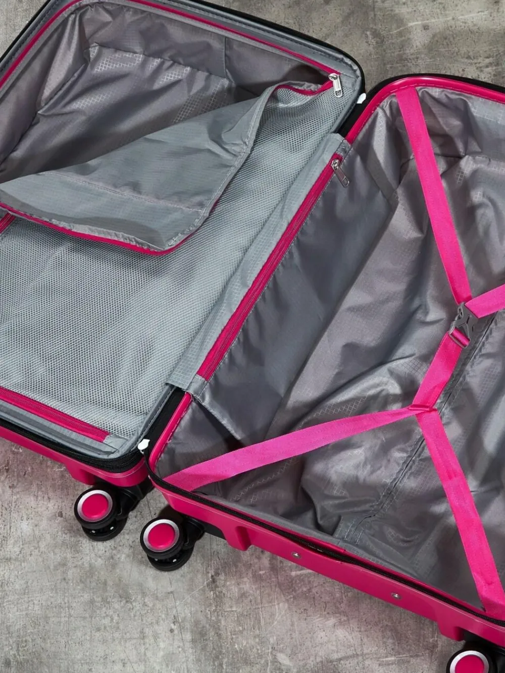 Rock Luggage Sunwave 3pc Suitcases Set^Women Luggage