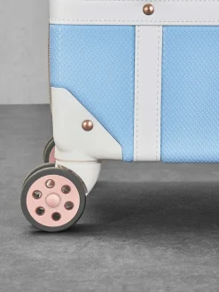 Online Rock Luggage Vintage Suitcases 3 Piece Set Blue