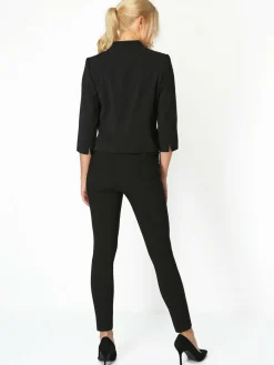 Best Roman 3/4 Sleeve Rochette Jacket Black