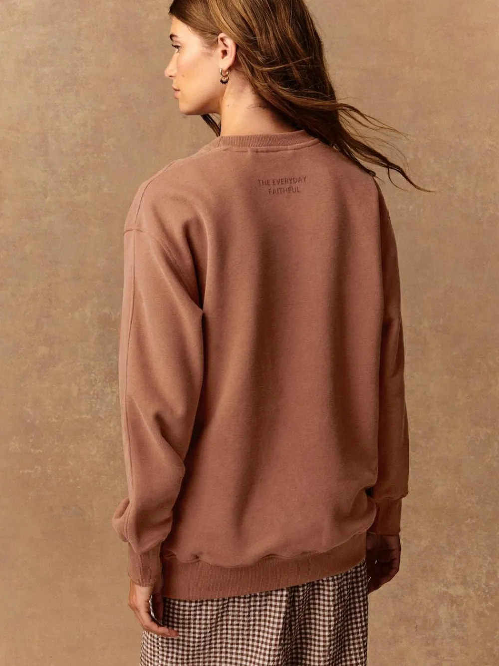 Next Rose Pink Relaxed Fit Essentials Longline Sweatshirt with Pockets^Women Loungewear|Nightwear