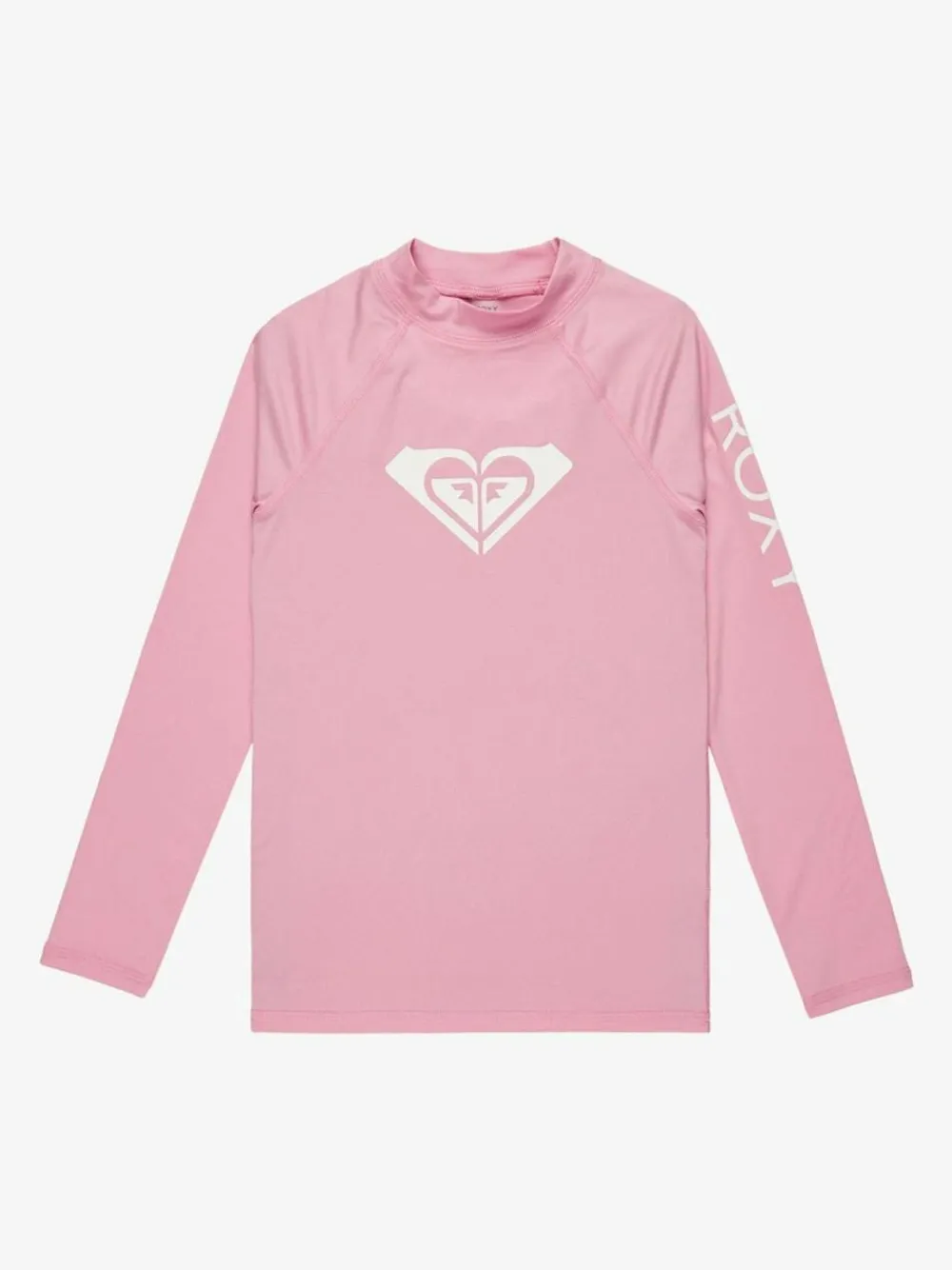 Clearance Roxy Lilac Purple Girls Wholehearted Long Sleeve Logo Rash Vest