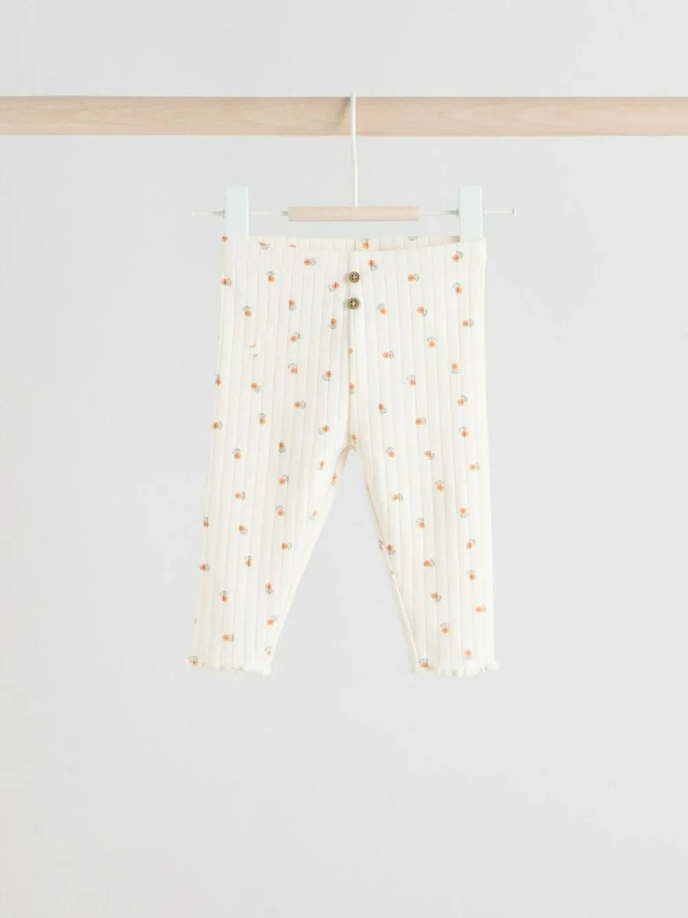 Next Sage Green/ Cream Ditsy Baby Frill Collar Sweater and Leggings 2 Piece Set (0mths-2yrs)^ Sweatshirts & Hoodies|Sets & Coords