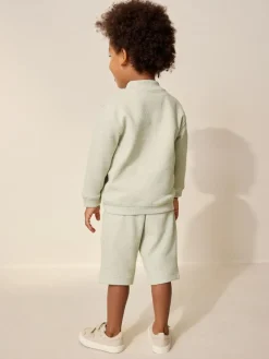 Next Jersey Bomber and Shorts Set (3mths-7yrs)^BOY Sweatshirts & Hoodies|Sets & Outfits
