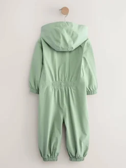Next Sage Green Waterproof Printed Puddlesuit (3mths-7yrs)^ Coats, Jackets & Pramsuits|Coats, Jackets & Pramsuits
