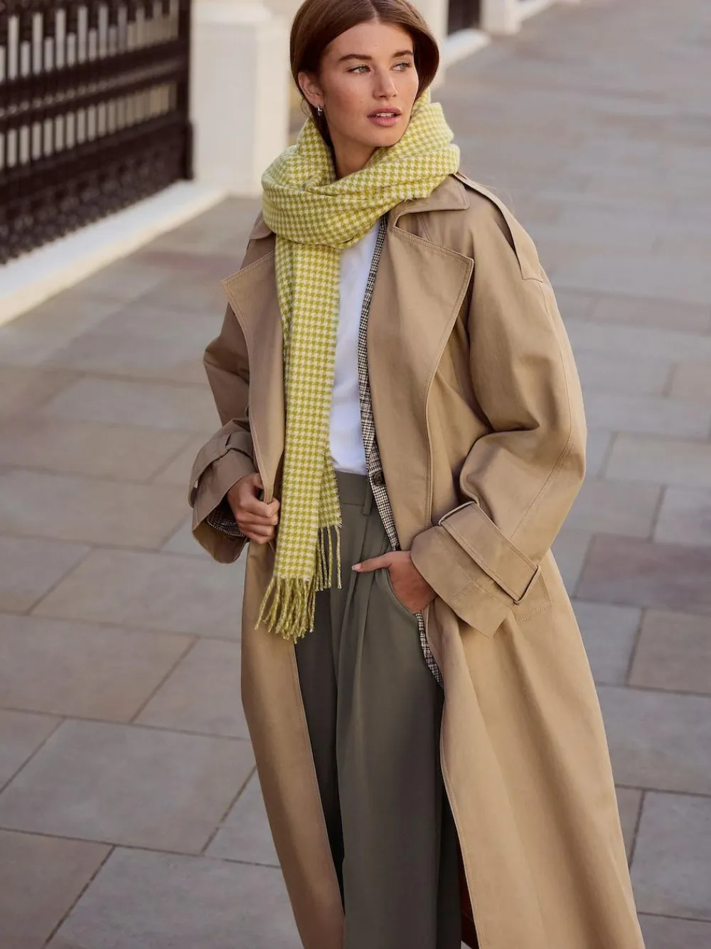 Sale Next Sand N. Premium Trench Coat