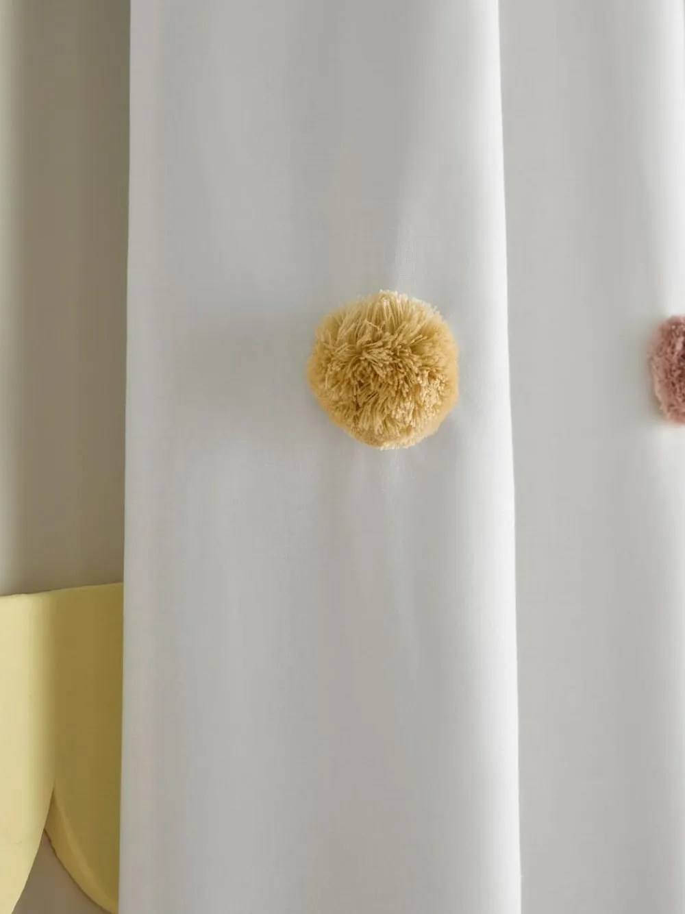 Next Scandi Pom Eyelet Blackout Curtains^ Curtains & Blinds