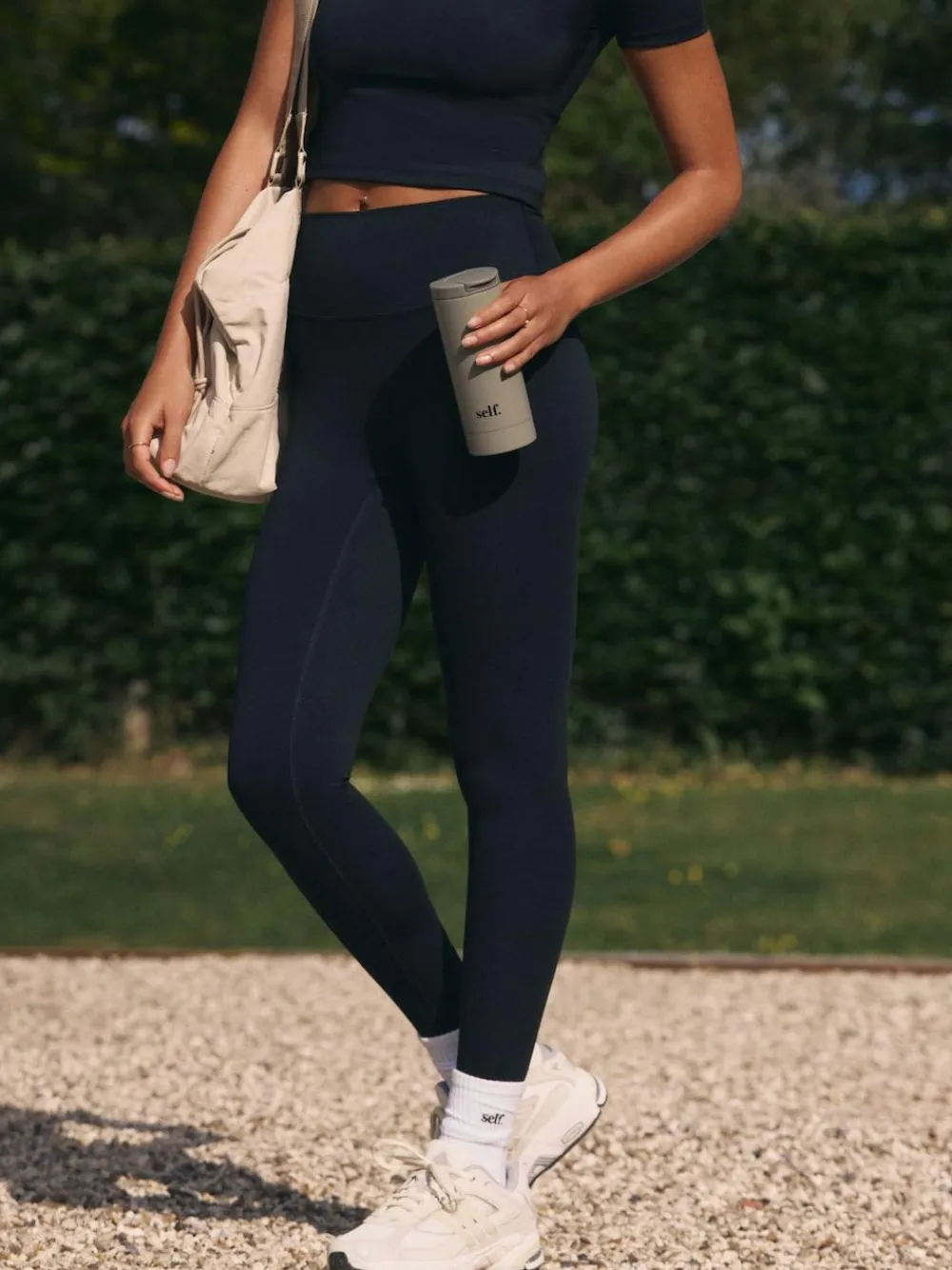 self. Black High Waist Leggings^Women Loungewear|Leggings & Sweatpants