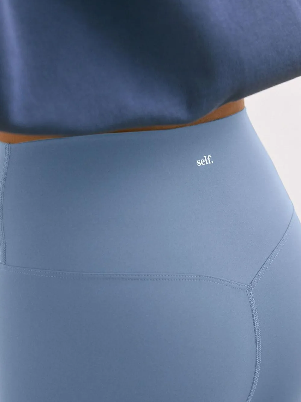 self. Blue High Waist Leggings^Women Loungewear