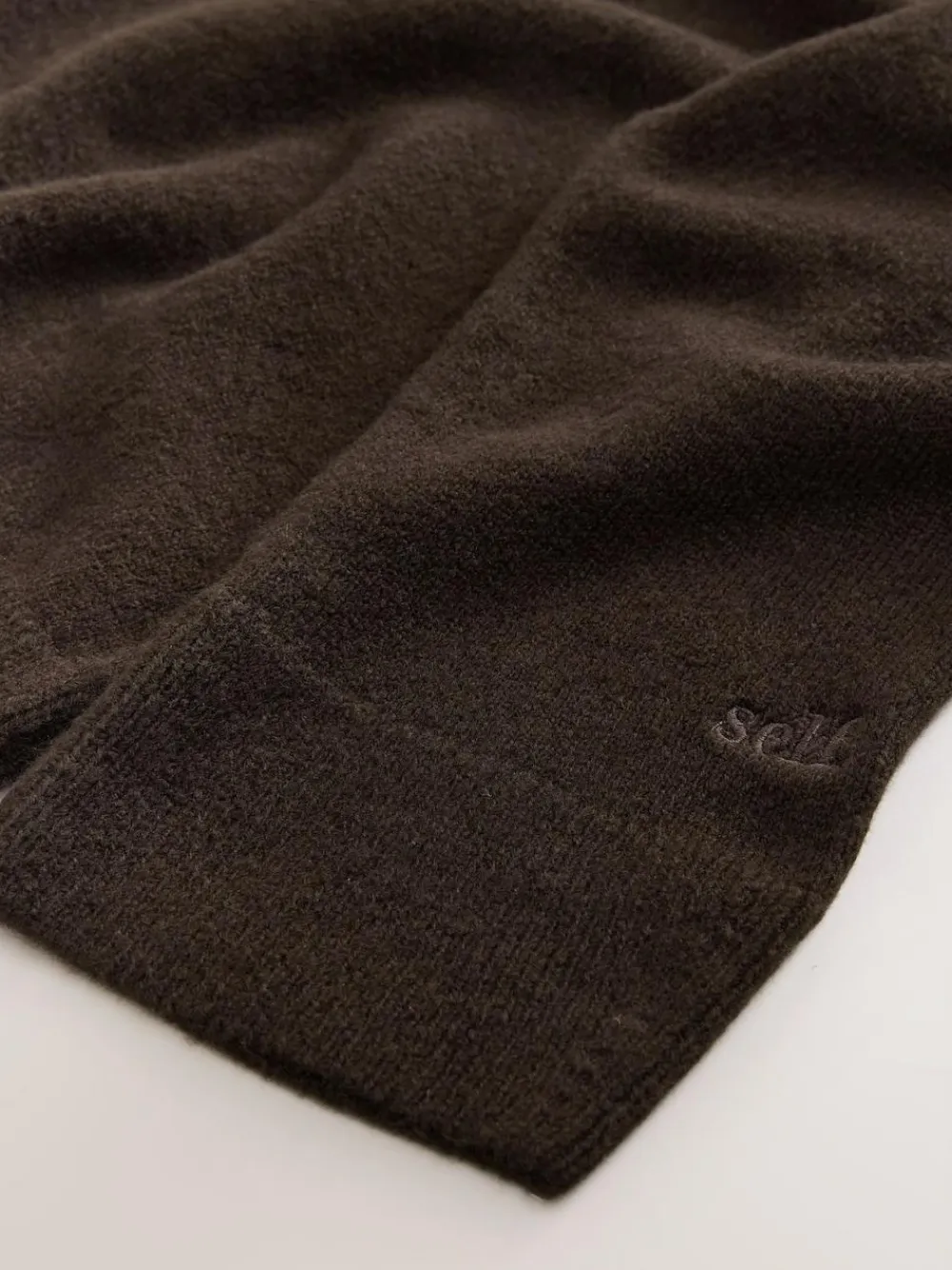 Outlet self. Knit Jumper Chocolate Brown