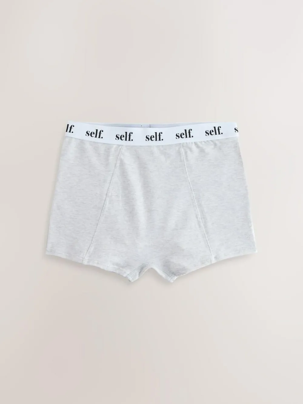 Sale self. Short Logo Knickers Grey Marl