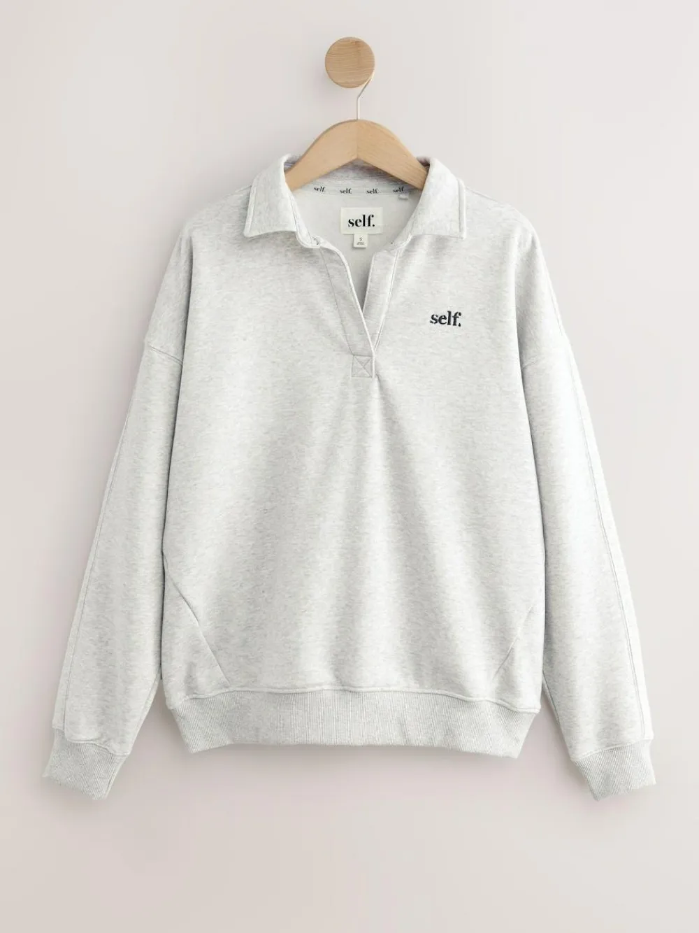 Best self. Rugby Sweatshirt Grey