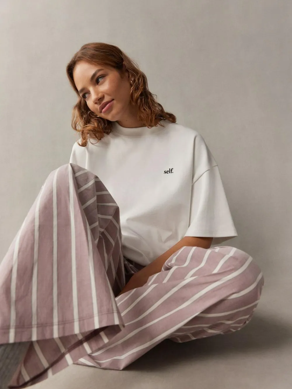 Sale self. Short Sleeve Pyjamas Mauve