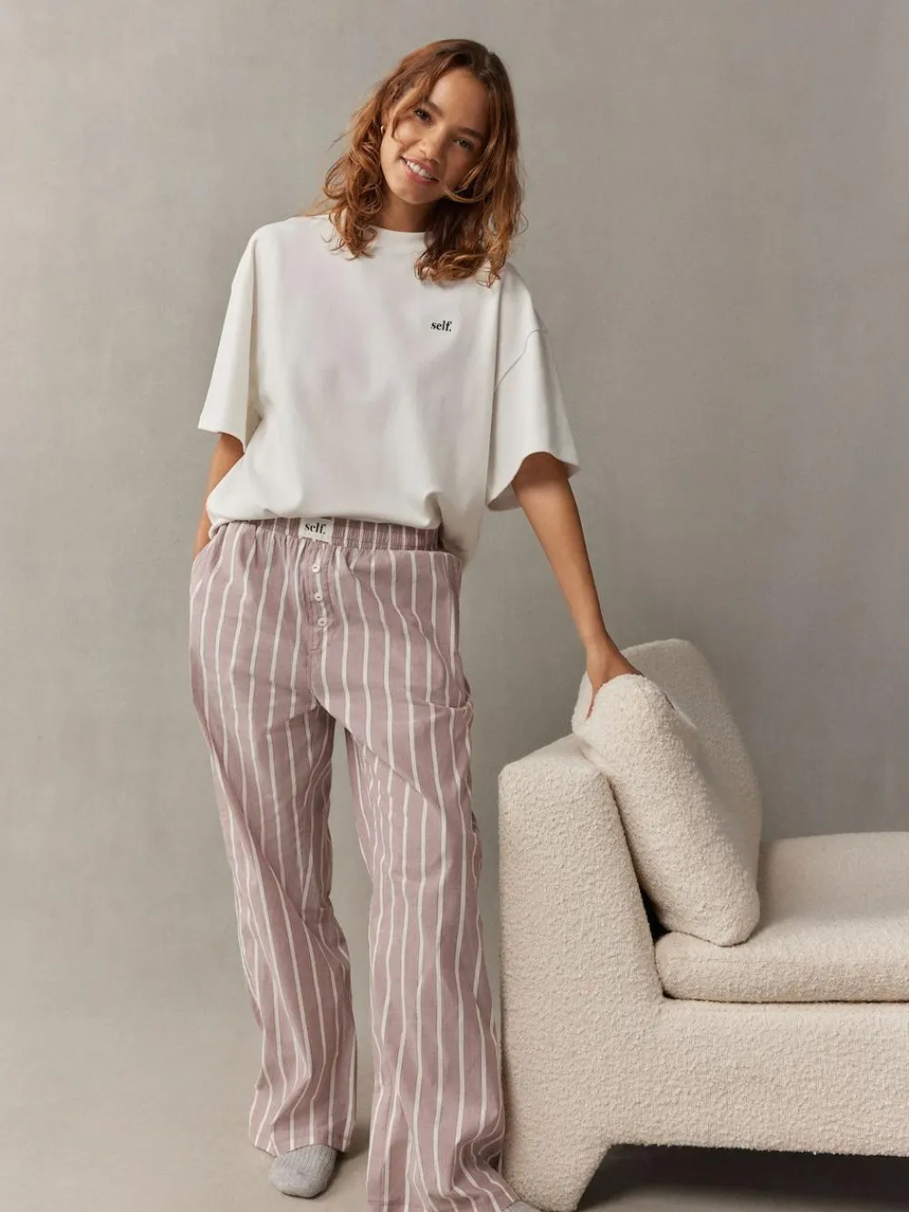 Sale self. Short Sleeve Pyjamas Mauve
