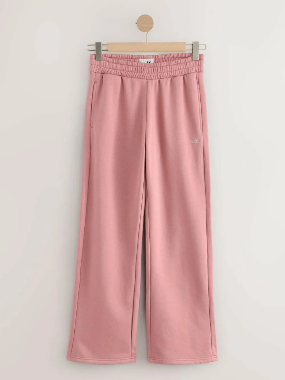 Outlet self. Pink Wide Leg Joggers