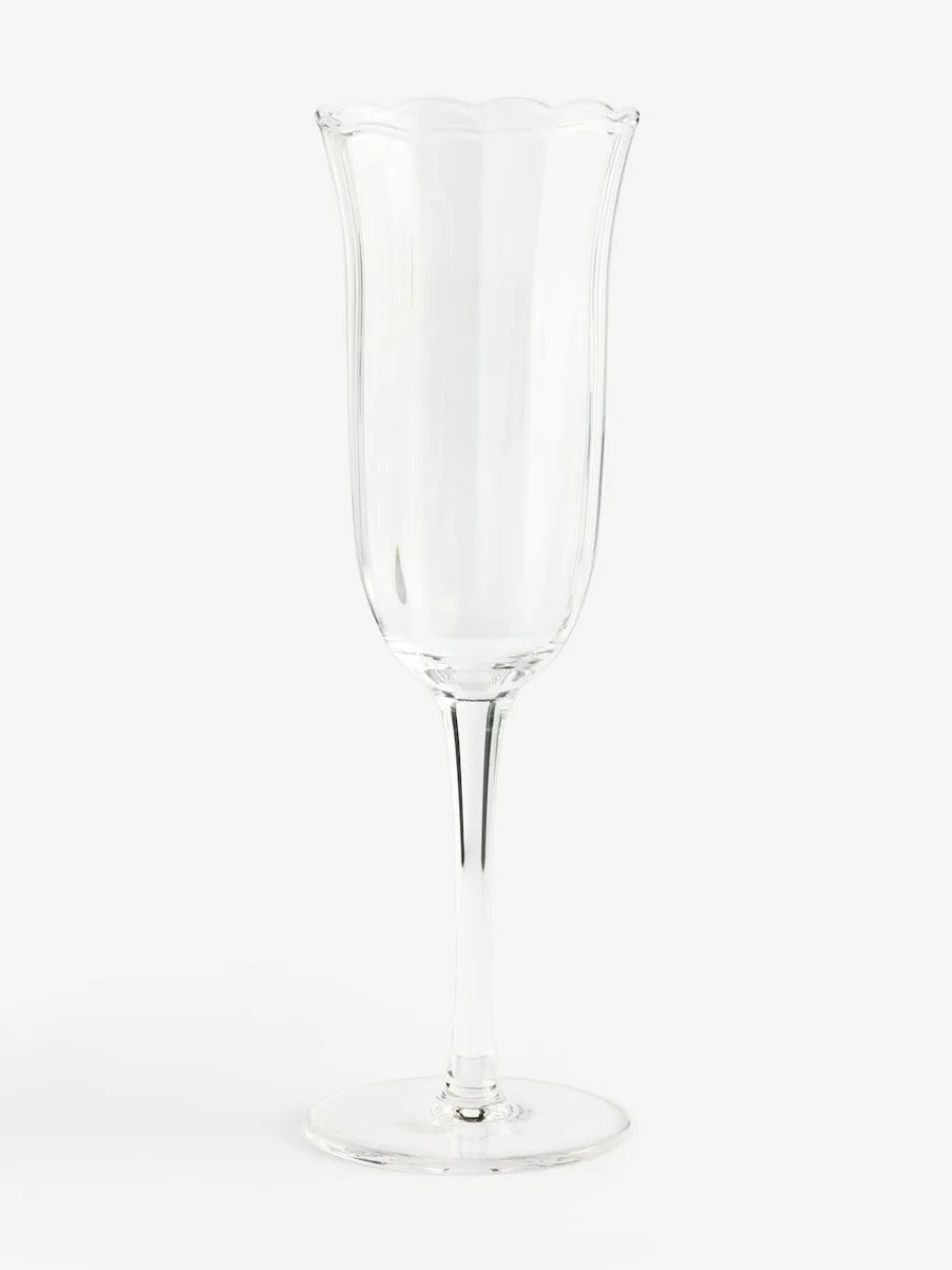 Next Set of 4 Clear Sadie Scallop Champagne Flutes^ Glassware