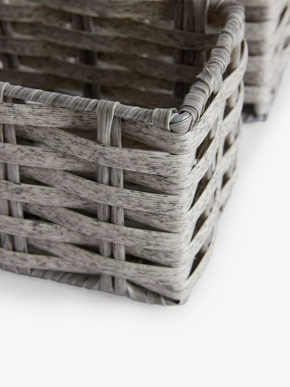 Next Set of 3 Grey Mini Grey Storage Baskets^ Storage & Organisation