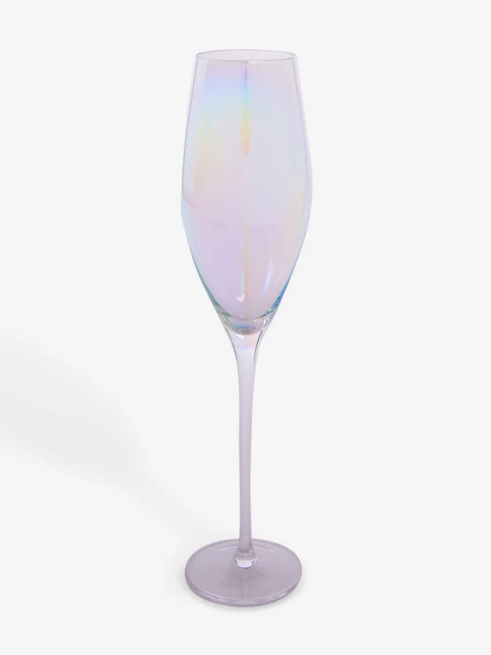 Next Set of 4 Iridescent Vienna Crystal Champagne Flutes