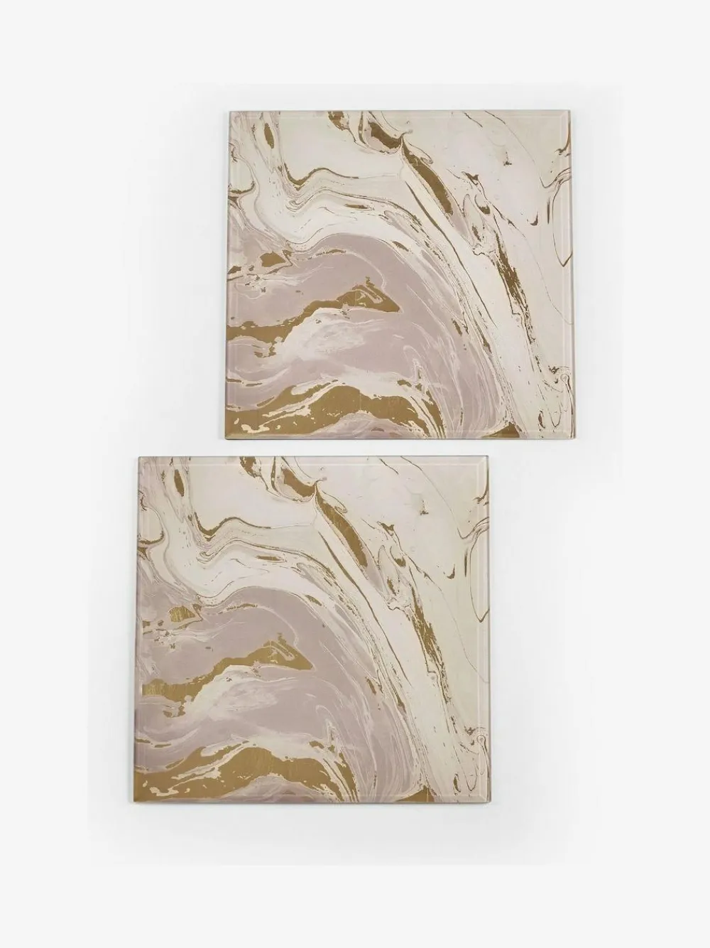 Discount Next Set of 2 Galaxy Glass Placemats Natural