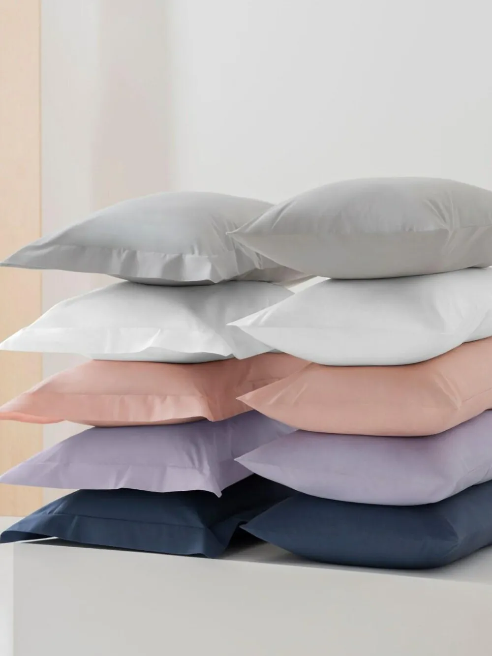 Online Next Set of 2 Easy Care Polycotton Pillowcases White