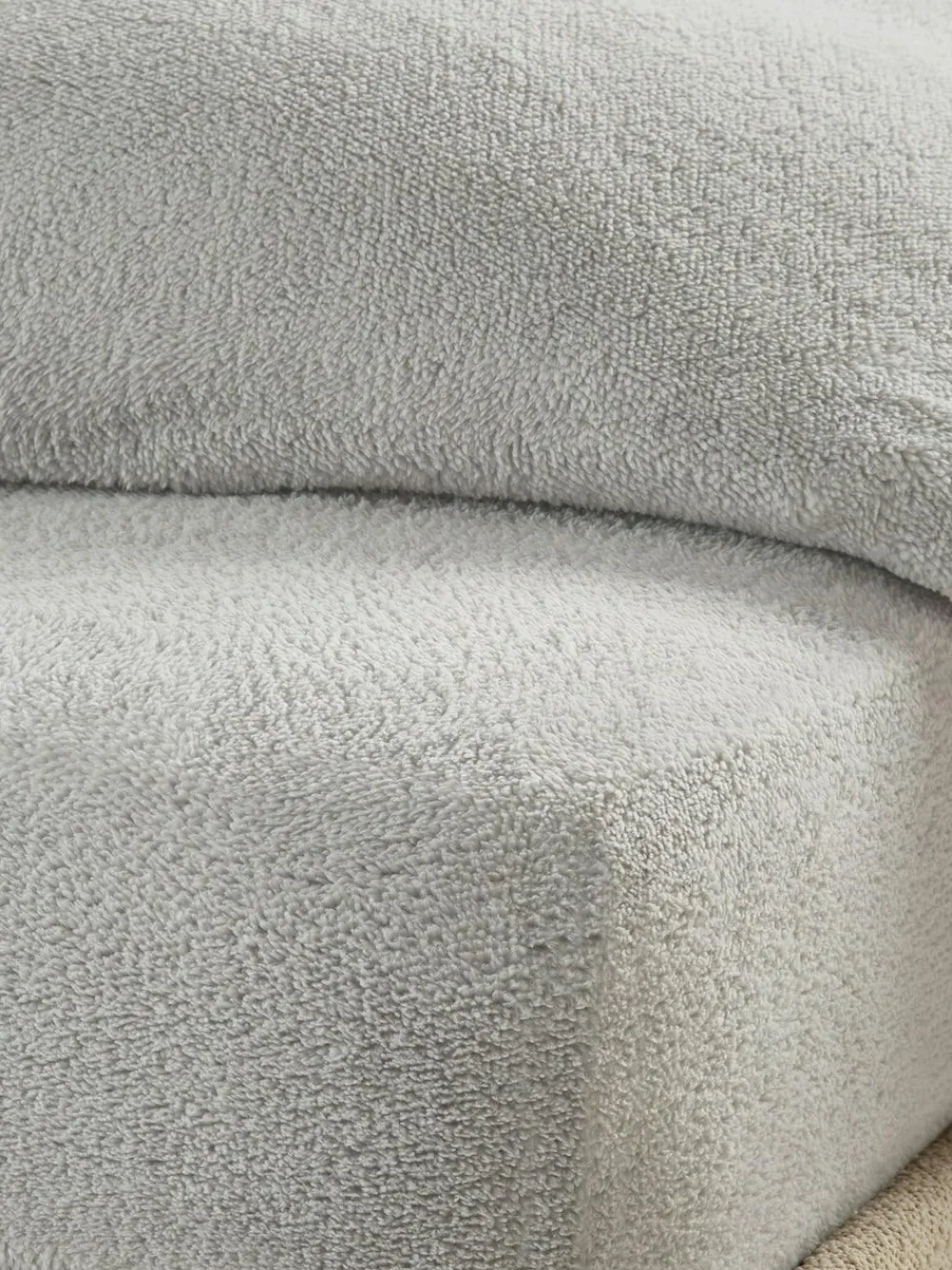 Next Silver Grey Teddy Fleece Deep Fitted Sheet^ Bedsheets & Pillow Cases