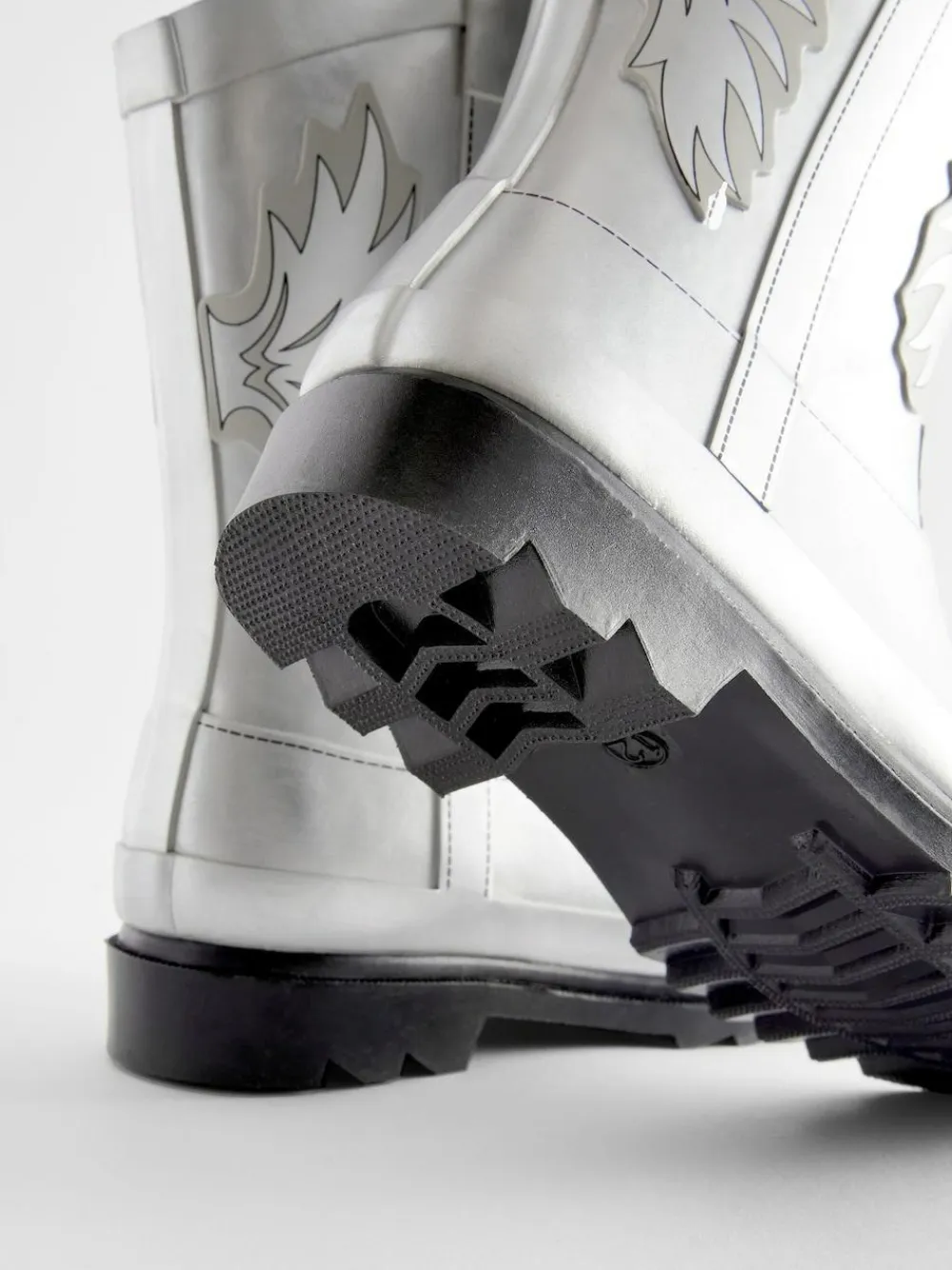 Next Silver Metallic Western Wellies^ Boots