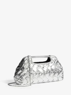 Lipsy Weave Grab Handle Clutch Bag^Women Bags