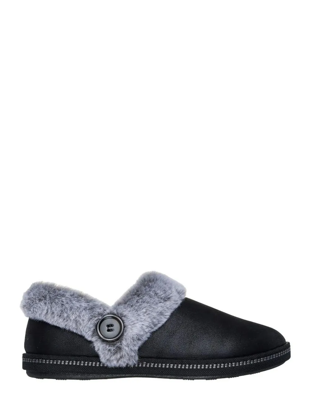 Hot Skechers Cosy Campfire Fresh Toast Womens Slippers Black