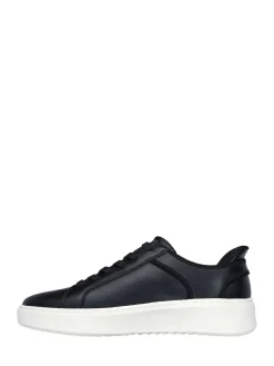 Discount Skechers Court Break Double Vented Slip In Trainers Black