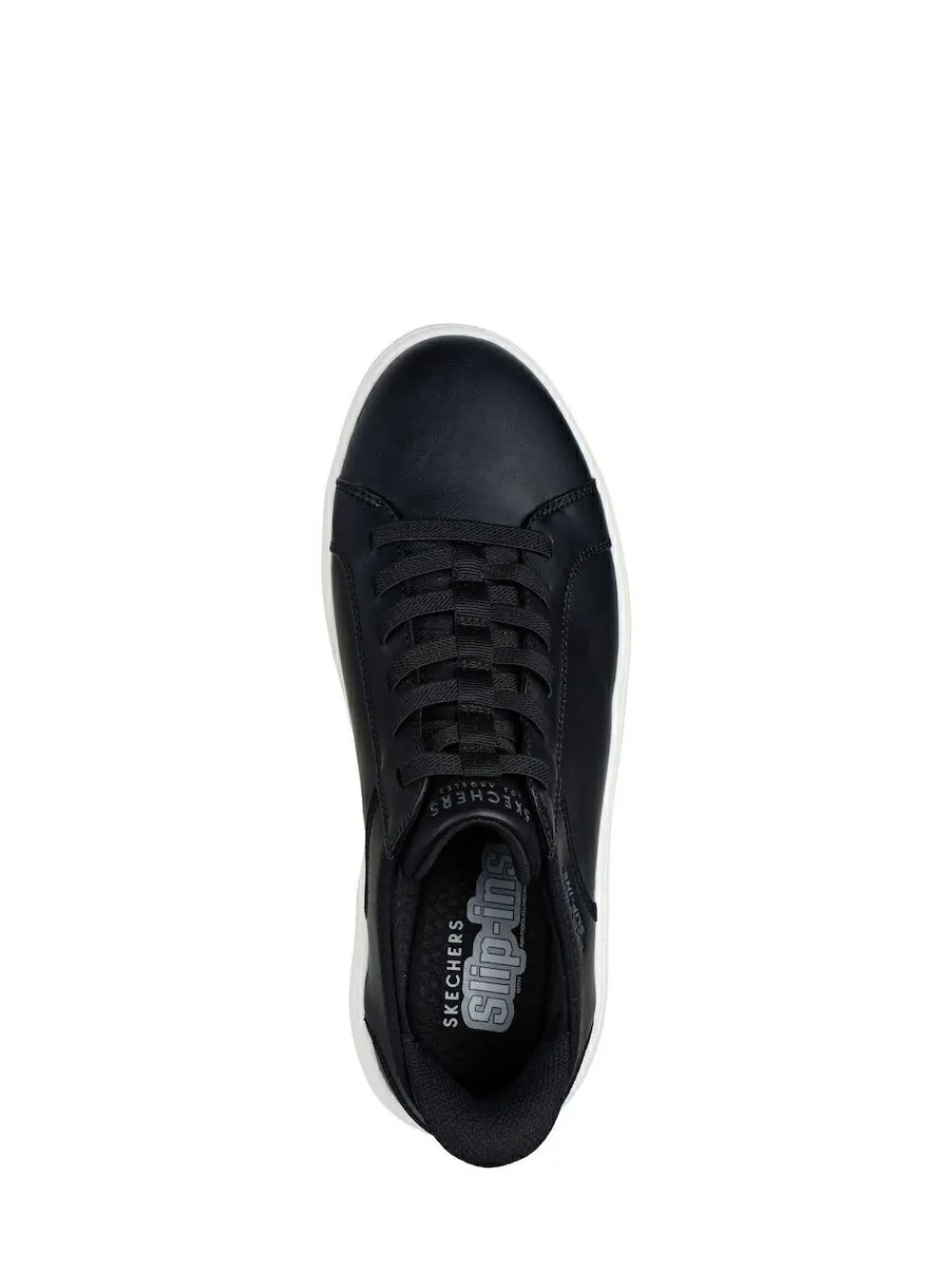 Discount Skechers Court Break Double Vented Slip In Trainers Black