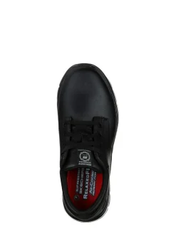 Skechers Black Mens Flex Advantage Fourche Slip Resistant Work Shoes^ Shoes