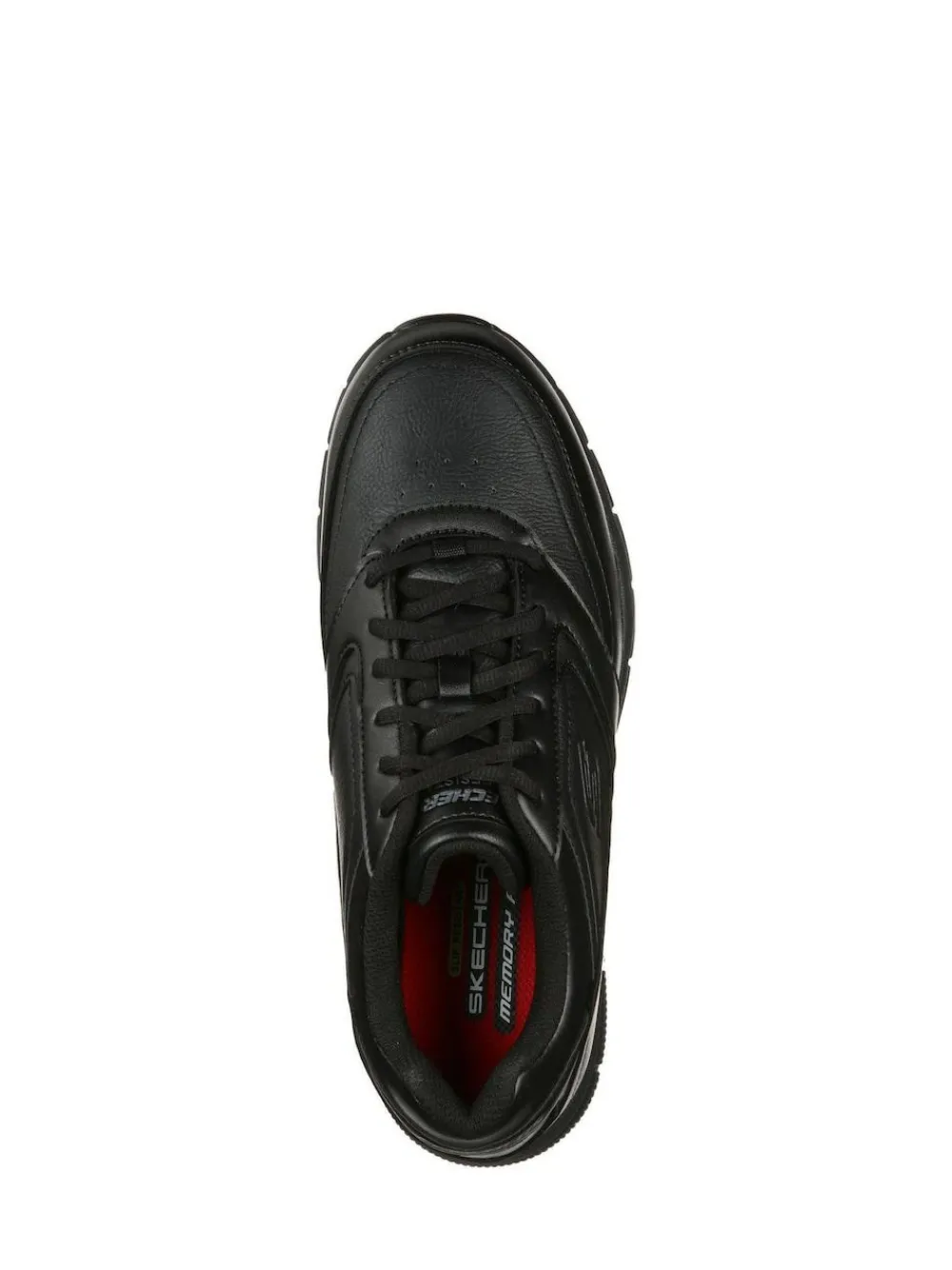 Skechers Black Mens Relaxed Fit Work Trainers^ Sneakers