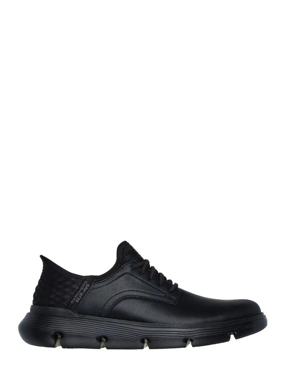 Skechers Wide Fit Mens Garza Slip In Trainers^ Shoes