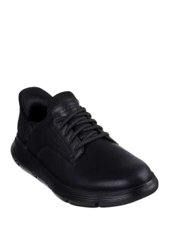 Skechers Wide Fit Mens Garza Slip In Trainers^ Shoes