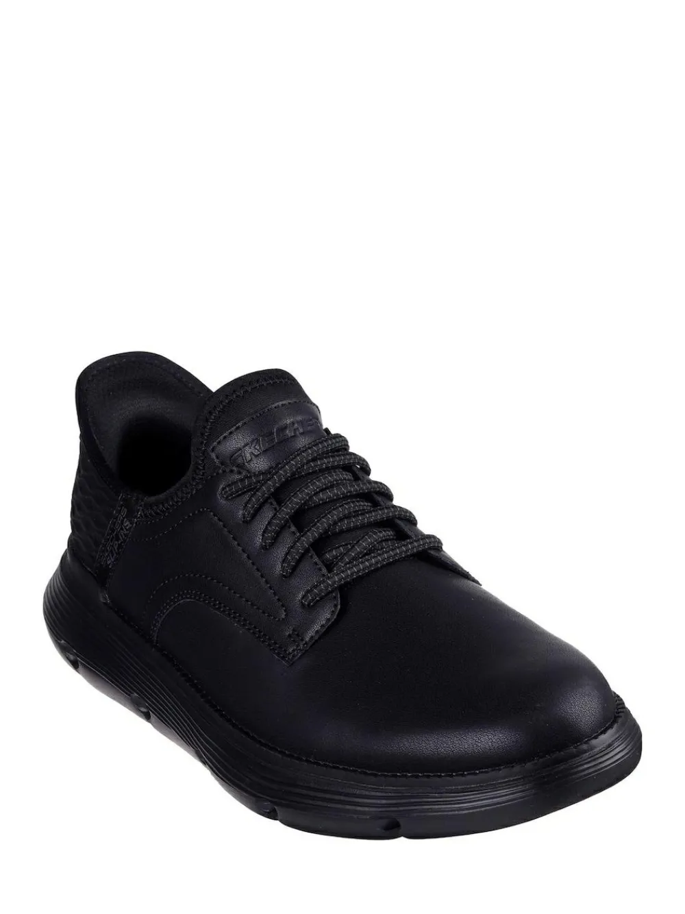 Skechers Wide Fit Mens Garza Slip In Trainers^ Shoes