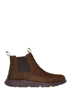 Skechers Brown Mens Augustino Boots^ Boots|Boots