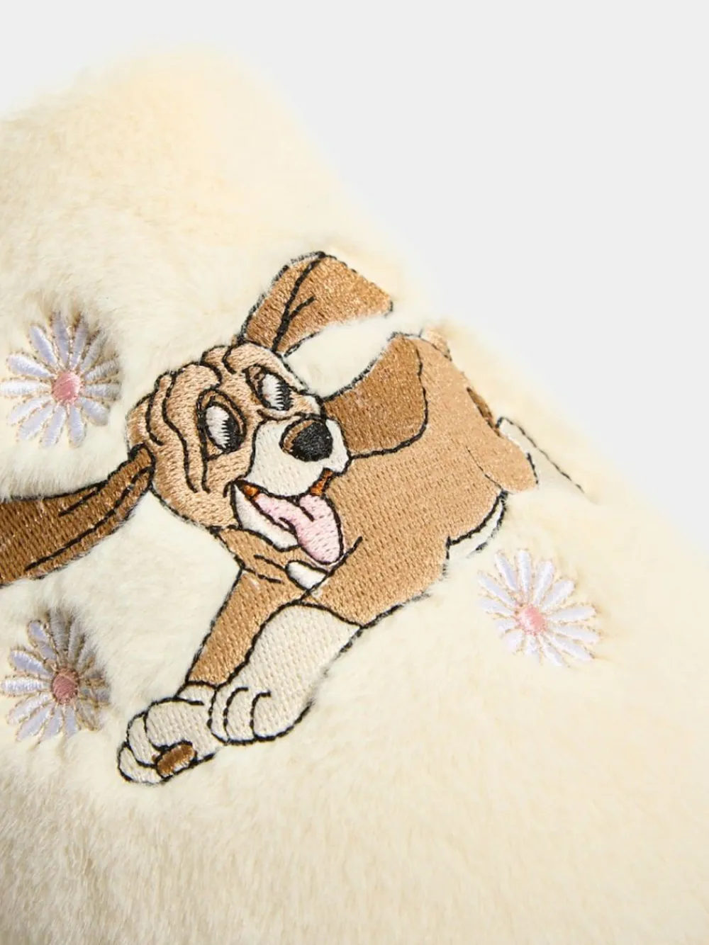 Skinnydip White Disney Fox and The Hound Slippers^Women Slippers