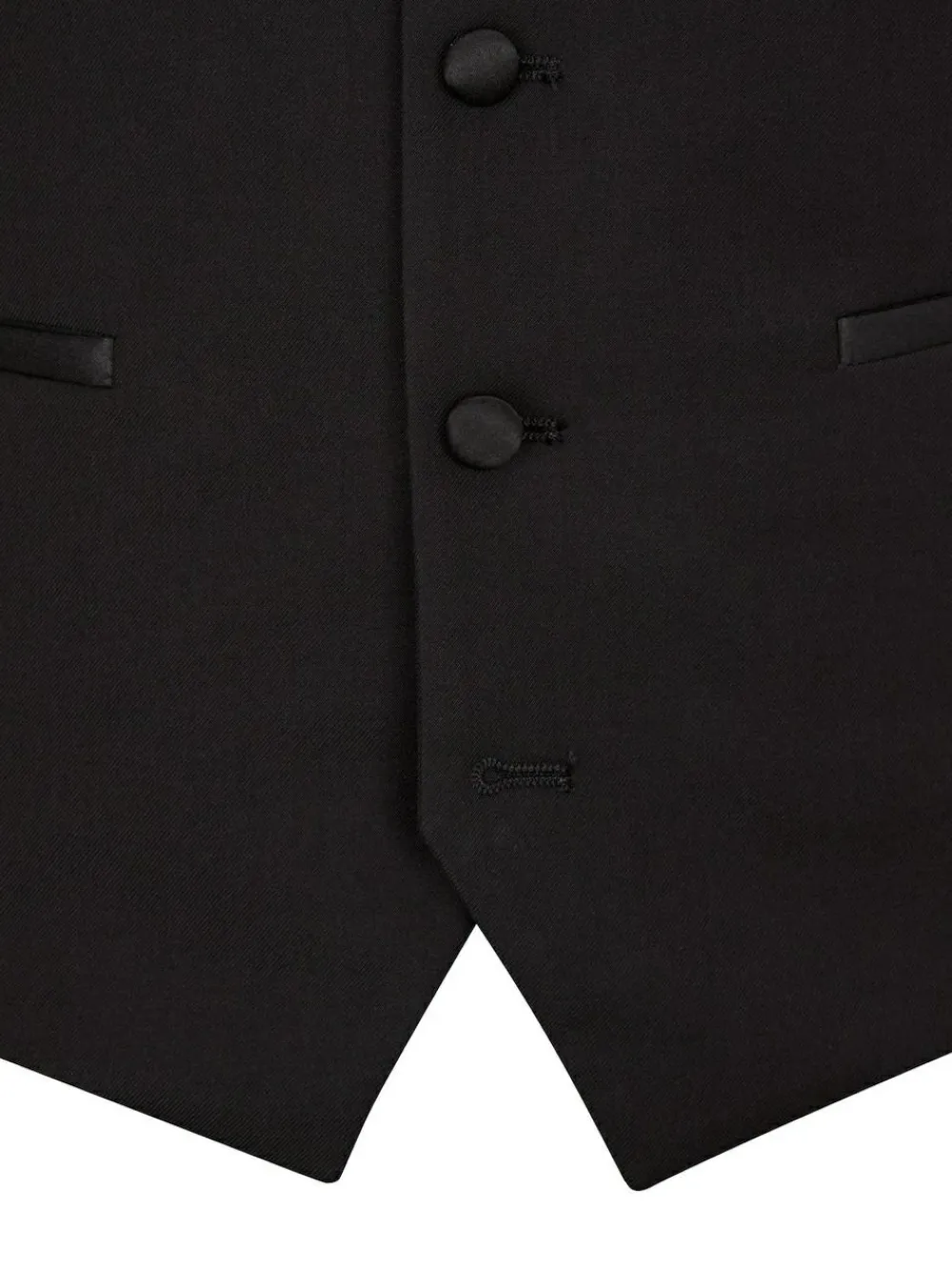 Skopes Black Sinatra Suit Scoop Waistcoat^ Vests