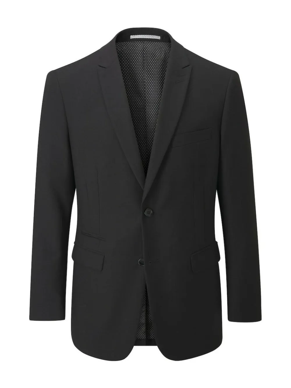 Skopes Tailored Fit Madrid Suit: Jacket^ Black Suits
