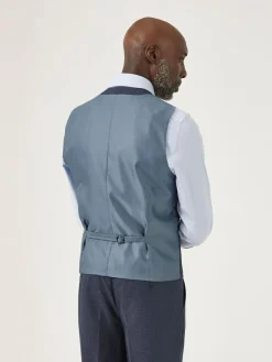 Skopes Dark Grey Single Breasted Harcourt Single Breasted Tailored Fit Suit Waistcoat^ Vests