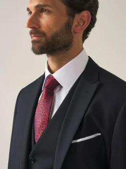 Hot Skopes Madrid Regular Fit Suit Waistcoat Dark Navy Blue