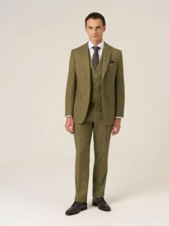 Skopes Fox Tailored Fit Textured Suit Jacket^ Suits & Tuxedos