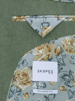 Skopes Tailored Fit Calvados Linen Blend Suit Jacket^ Suits & Tuxedos