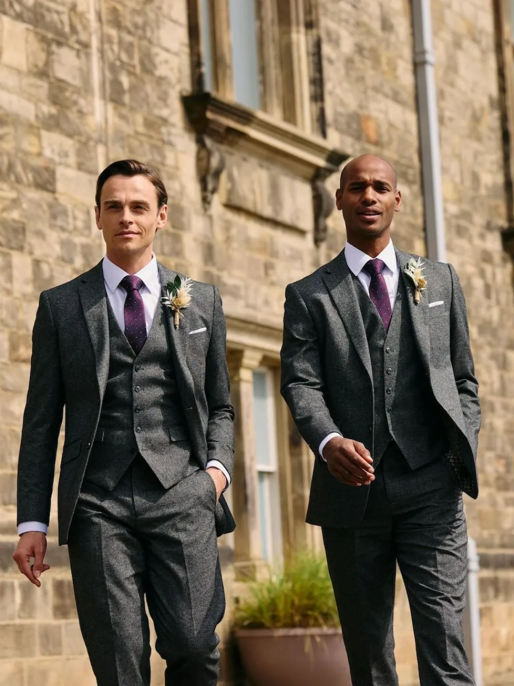 Skopes Fox Textured Suit Waistcoat^ Vests